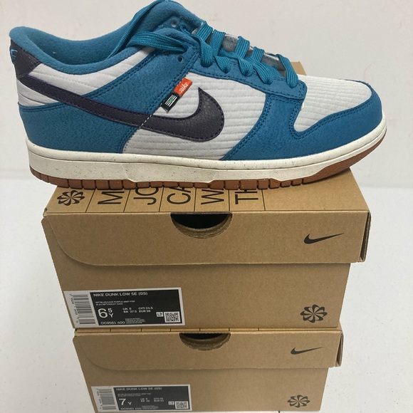 Nike dunk low rift blue gradeschool/ womens athletic shoes - Picture 2 of 12